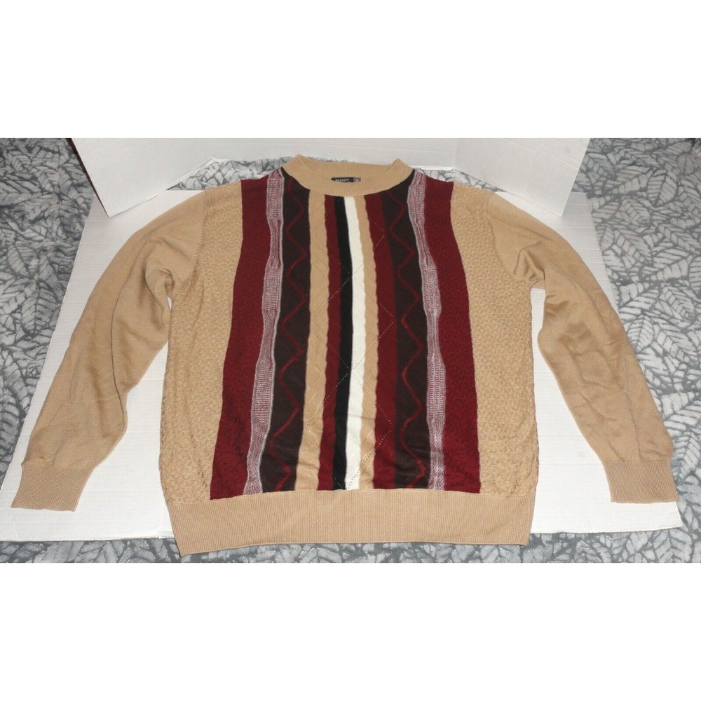 Bagazio Men's Long Sleeve Sweater Size: XL 100% Polypropylene 100% Acrylic READ